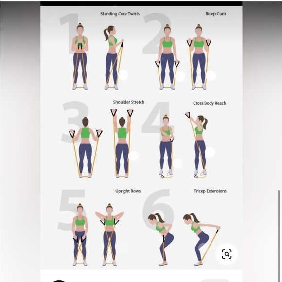 Resistance Workout Bands NWT - Picture 4 of 5